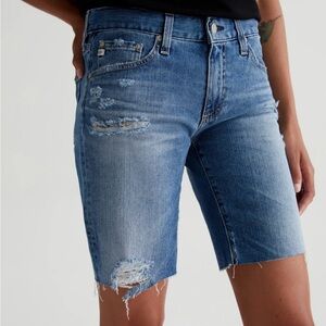 AG Nikki denim shorts - relaxed skinny denim size 26